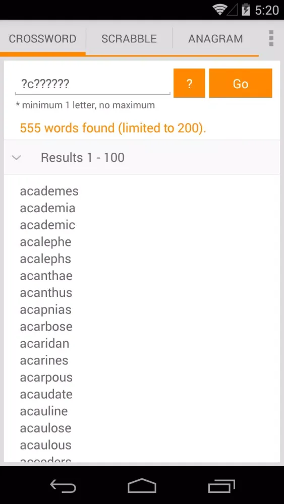 Word Solver Ekran Görüntüleri