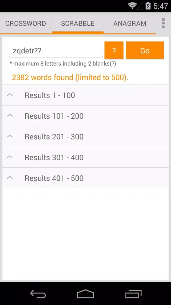 Word Solver Ekran Görüntüleri