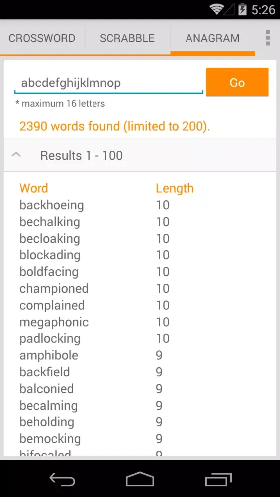 Word Solver Ekran Görüntüleri