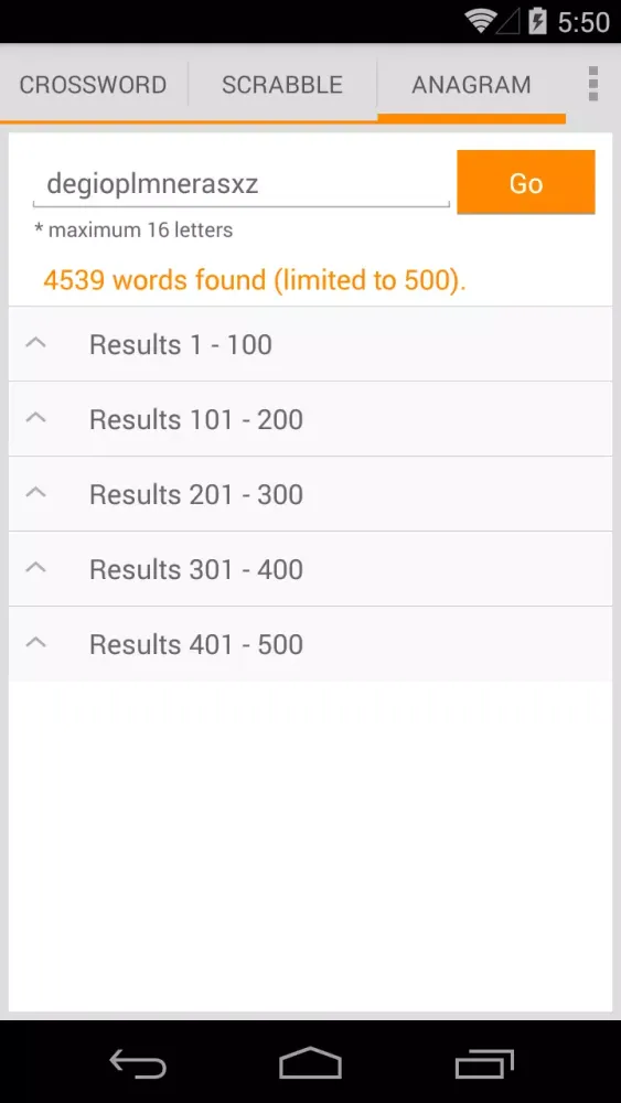 Word Solver Ekran Görüntüleri
