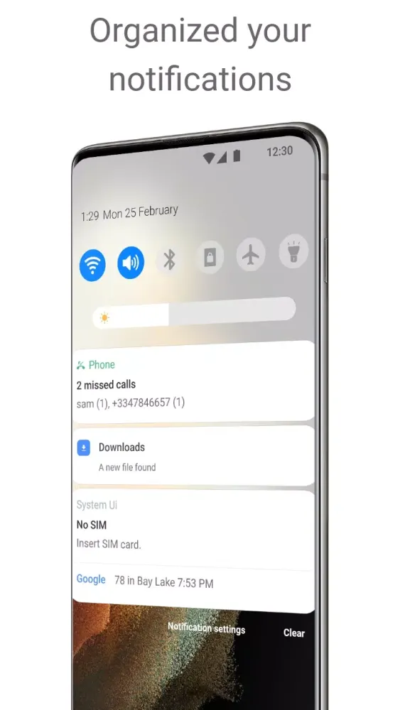 Galaxy Style Control Center Screenshots