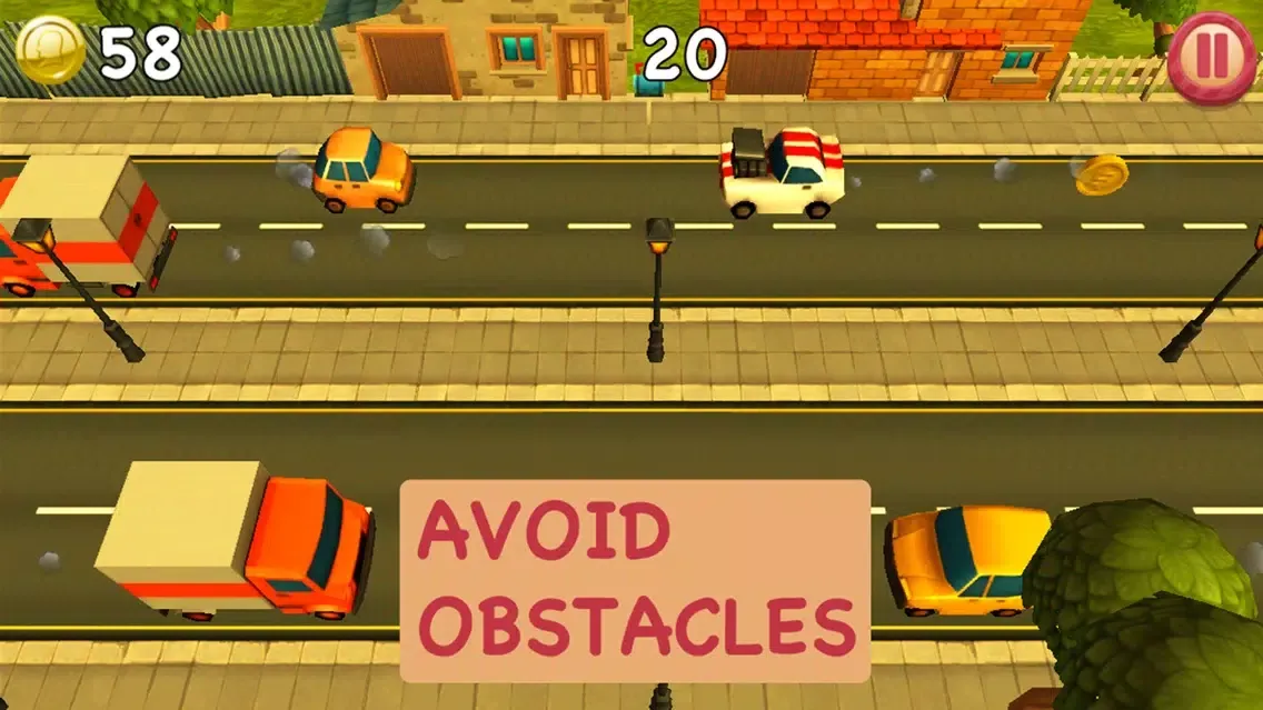 Capturas de tela do Change Lanes