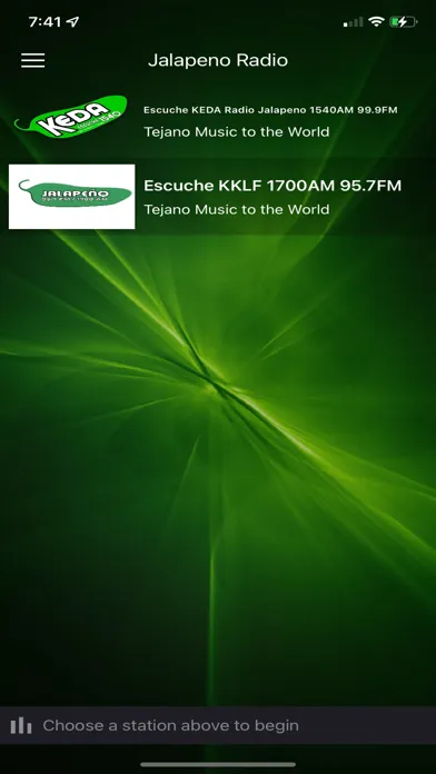 Ảnh chụp màn hình của Keda Jalapeno Radio