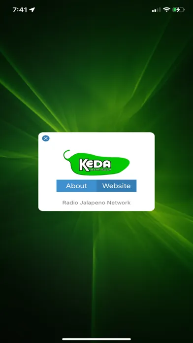 Ảnh chụp màn hình của Keda Jalapeno Radio