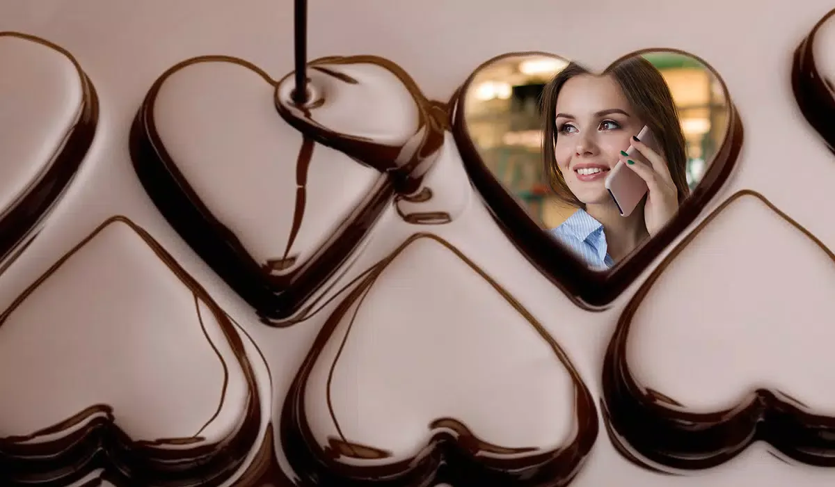 Chocolate Day Photo Frame Screenshots