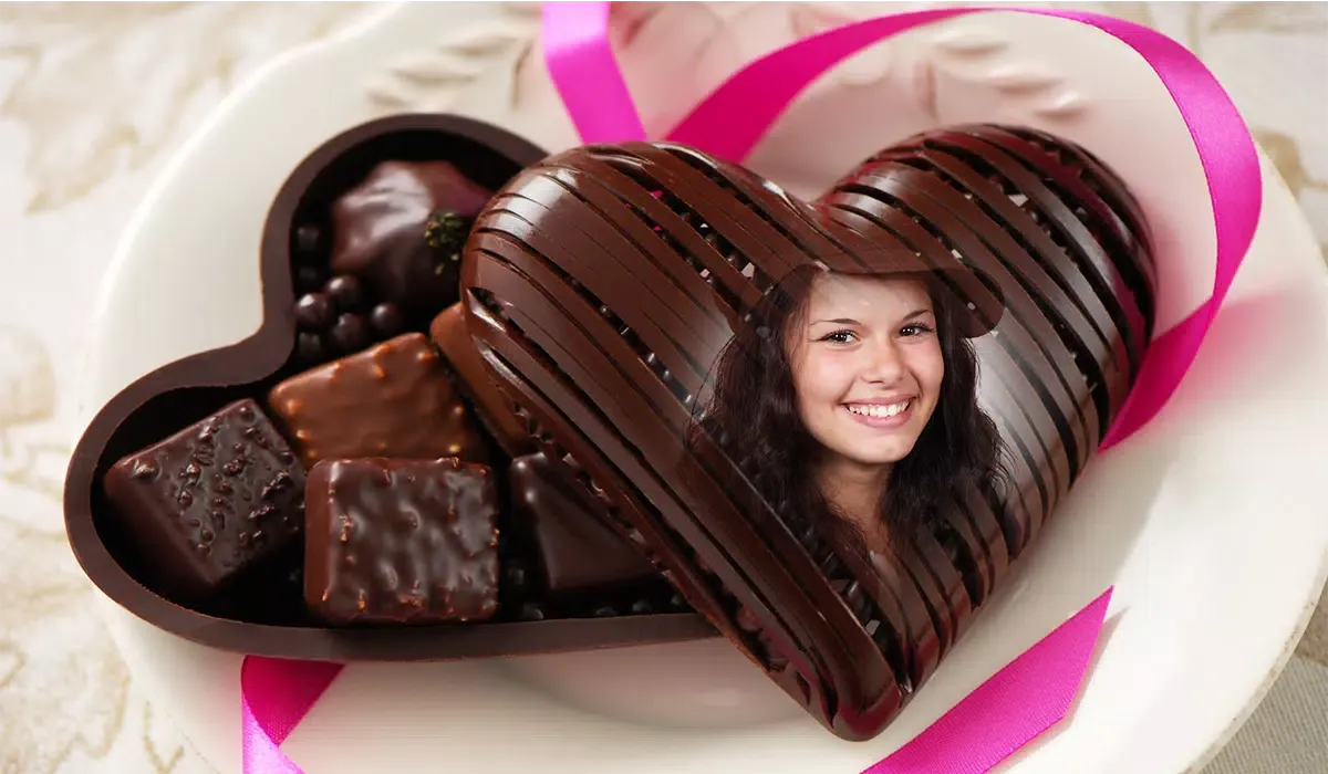 Chocolate Day Photo Frame Screenshots