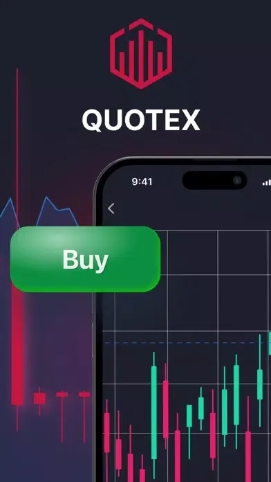 Captures d'écran de Quotex. Trade app