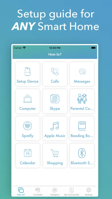 Zrzuty ekranu Mobile App for any Smart Home