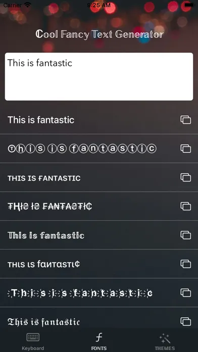 Capturas de pantalla de Fonts for iPhone - Keyboard!