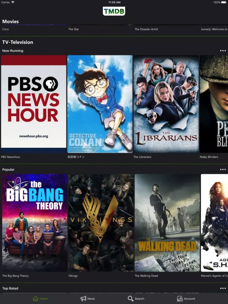 Capturas de pantalla de TMDb Movies & TV Shows iPad 