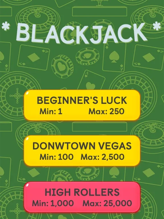 Captures d'écran de BlackJack * Bonus iPad 