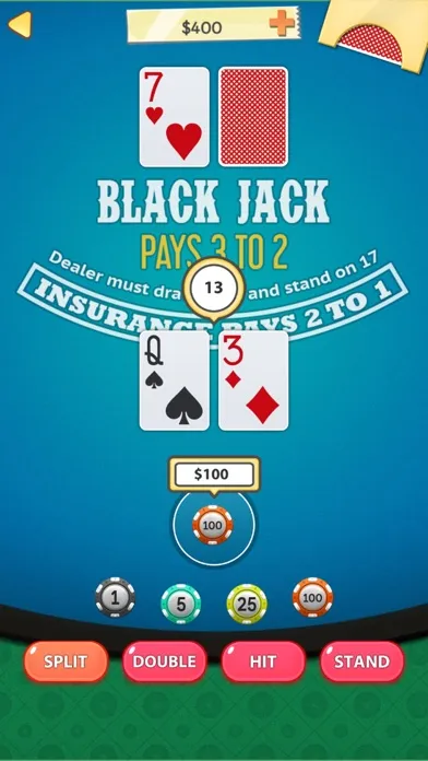 Captures d'écran de BlackJack * Bonus