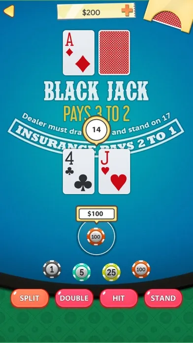 Captures d'écran de BlackJack * Bonus