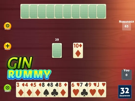 Gin Rummy .Classic iPad 应用截图