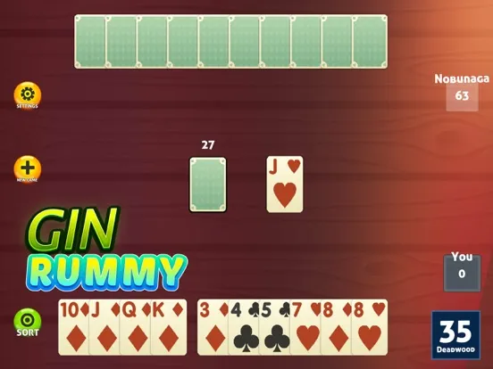 Gin Rummy .Classic iPad 应用截图