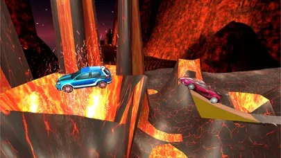 Tangkapan layar Lava Car Stunt Challenge Racer
