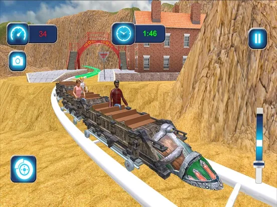 Mountain Real Roller Coaster iPad  Screenshots