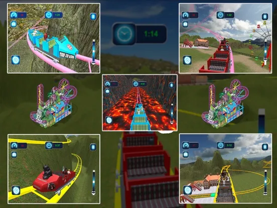 Mountain Real Roller Coaster iPad  Screenshots