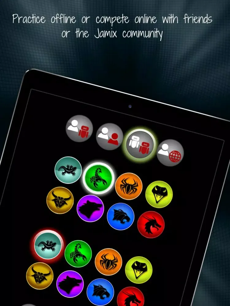 Jamix iPad  Screenshots