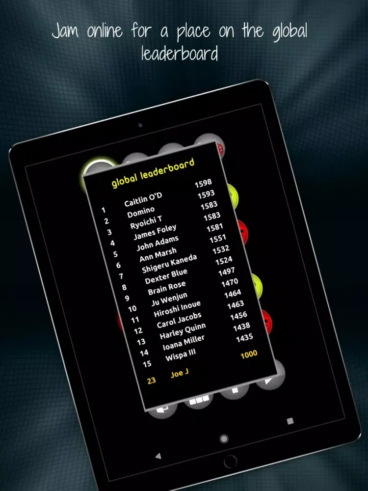 Jamix iPad  Screenshots