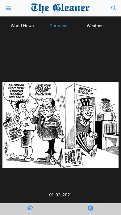 Capturas de pantalla de Jamaica Gleaner