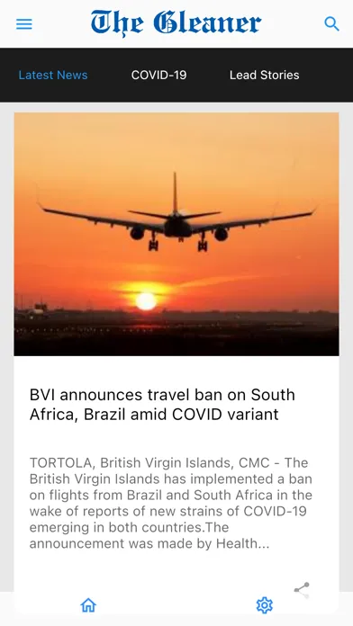 Capturas de pantalla de Jamaica Gleaner