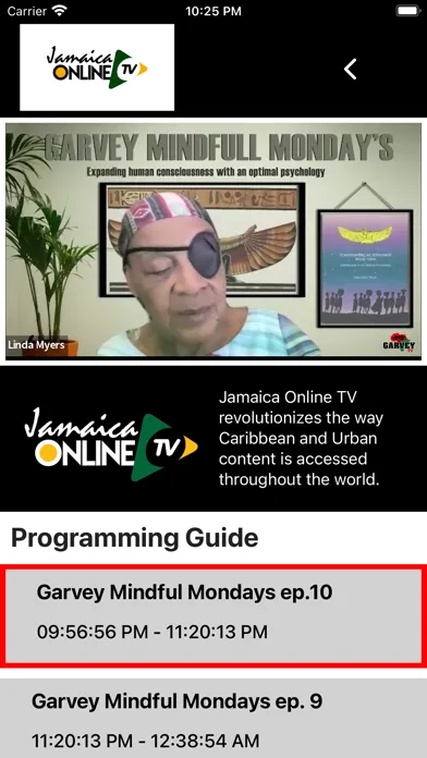 ภาพหน้าจอของ Jamaica Online TV