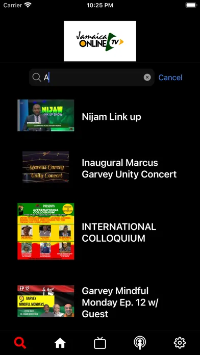 ภาพหน้าจอของ Jamaica Online TV