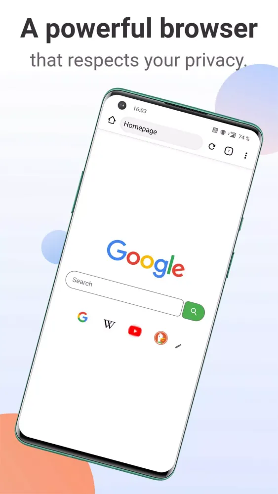 Tangkapan skrin Styx Browser