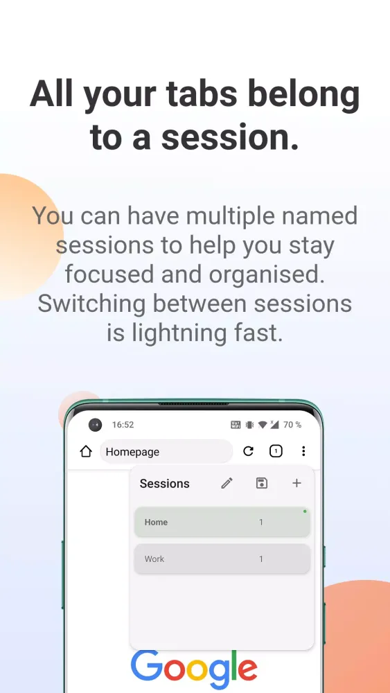 Tangkapan skrin Styx Browser