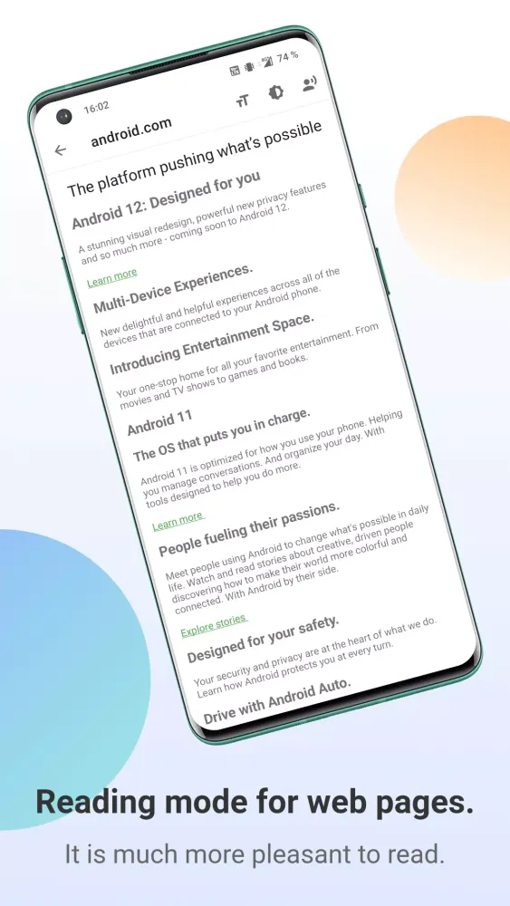 Tangkapan skrin Styx Browser