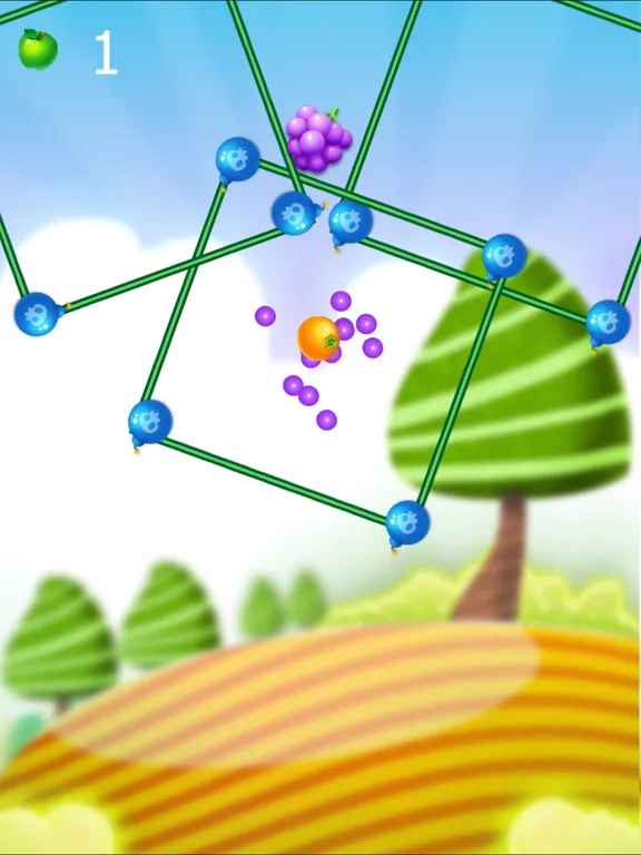 Fruit Jump - drupe blast iPad  스크린샷