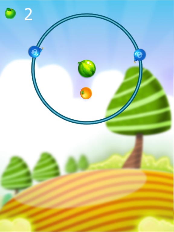 ภาพหน้าจอของ Fruit Jump - drupe blast iPad 