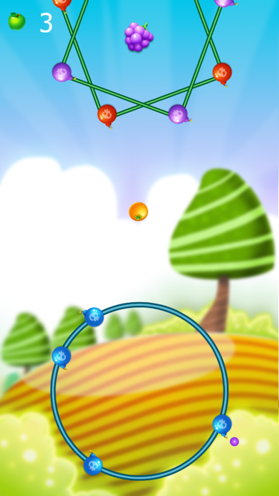 ภาพหน้าจอของ Fruit Jump - drupe blast