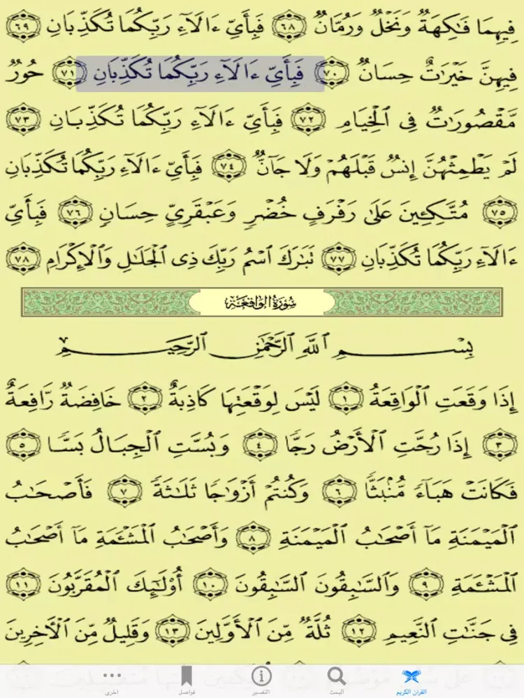 Скриншоты Al_Quran Al_Kareem iPad 