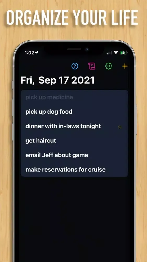 Скриншоты Task Master: todo list