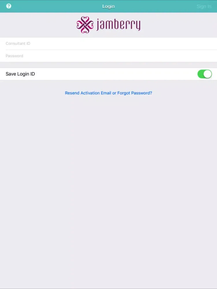 Jamberry Pay Portal iPad  스크린샷
