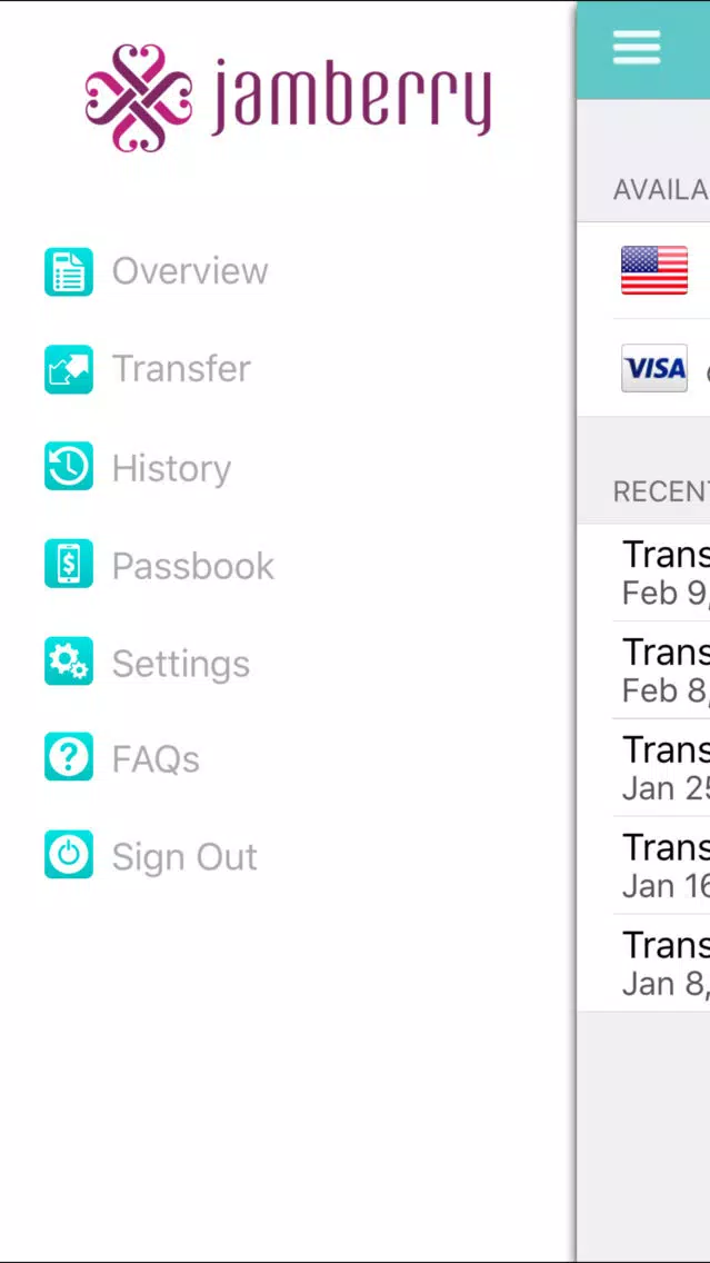 Jamberry Pay Portal Screenshots