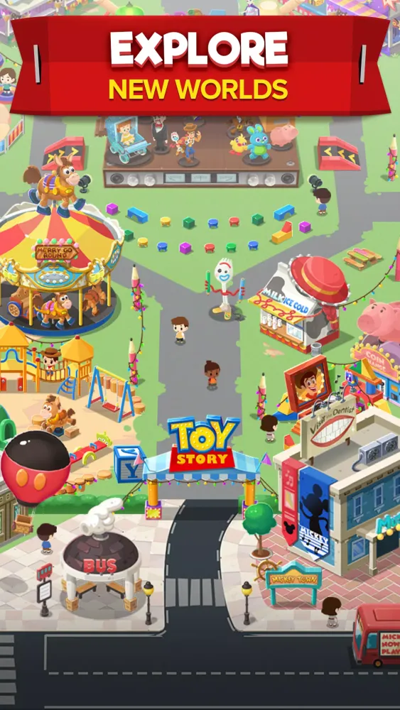 Disney Pop Town! Match 3 Games应用截图