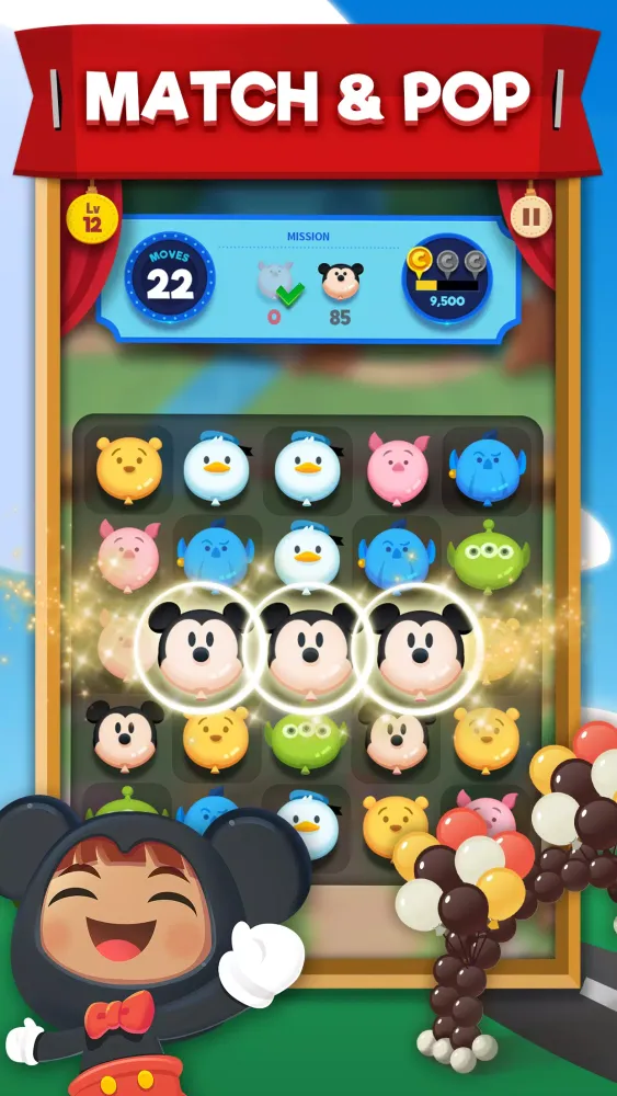 Disney Pop Town! Match 3 Games应用截图