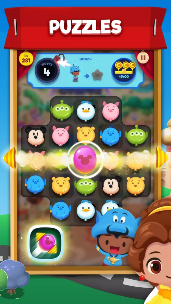 Disney Pop Town! Match 3 Games应用截图
