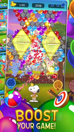 Bubble Shooter - Snoopy POP! Screenshots