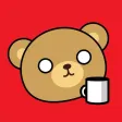 Coffee Bear Animated Stickers