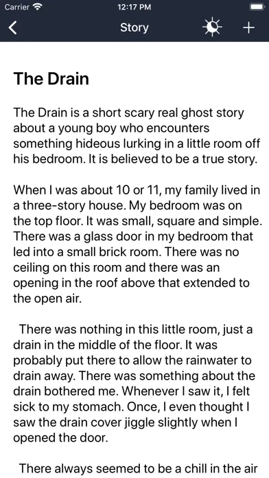 Ảnh chụp màn hình của Horror Stories & Scary Stories