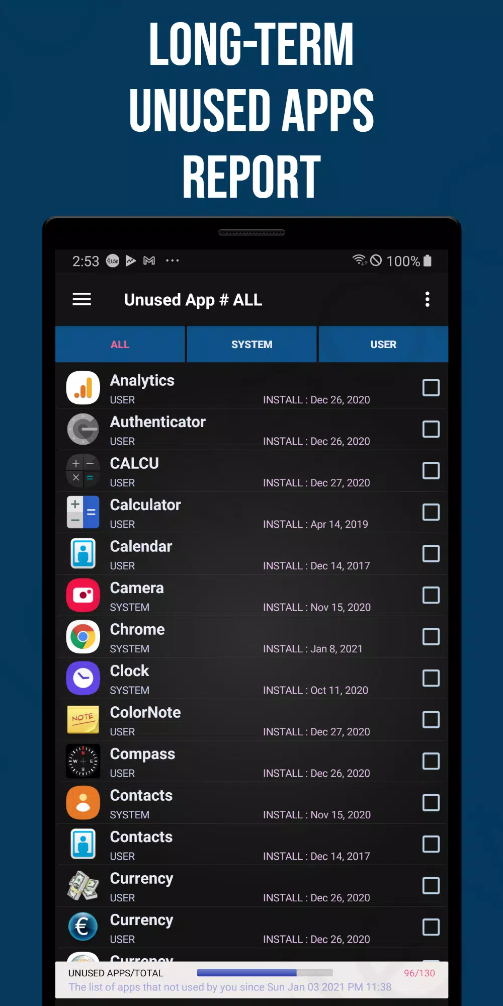 Smart App Manager Screenshots