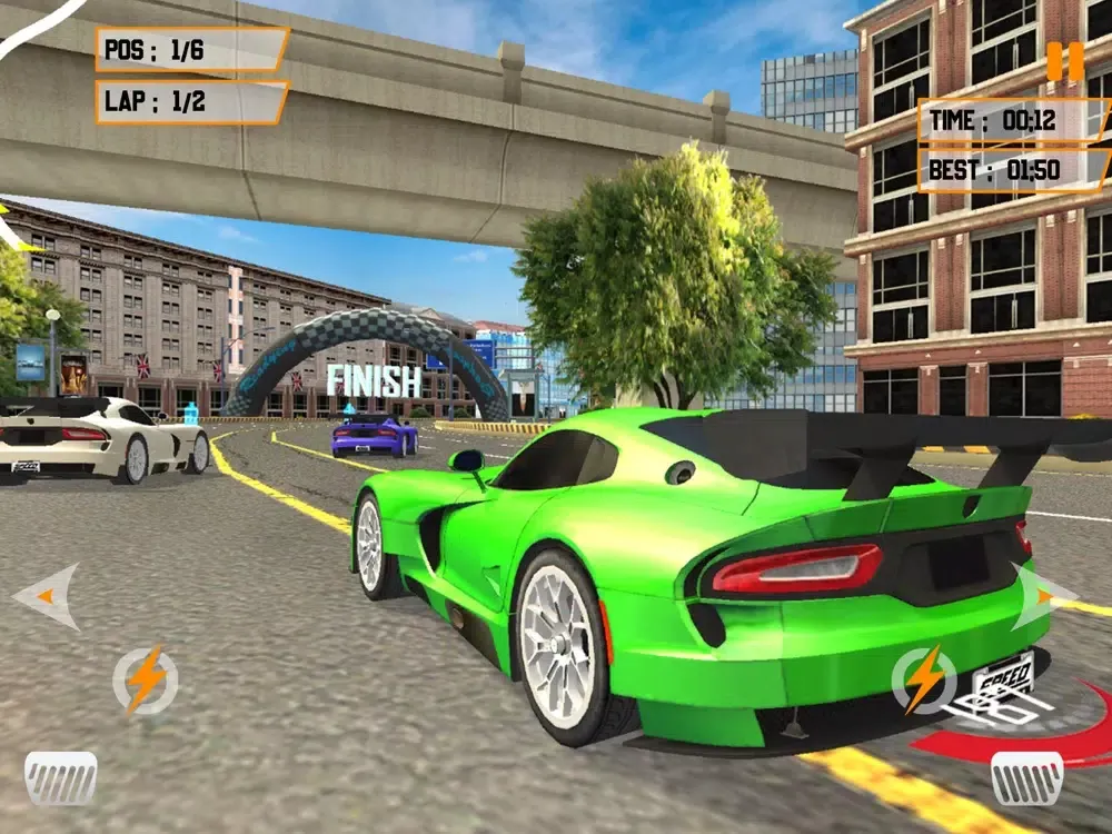Street Car Racing Simulator 3D iPad  Screenshots