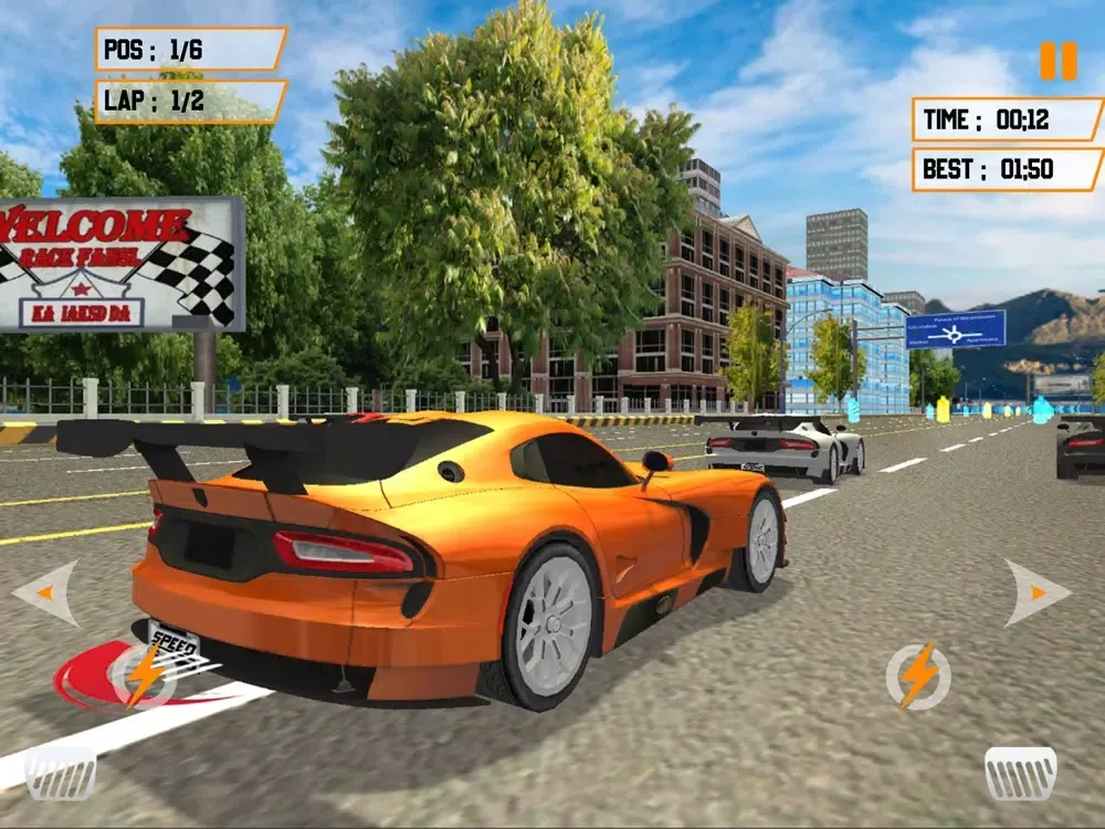 Street Car Racing Simulator 3D iPad  Screenshots