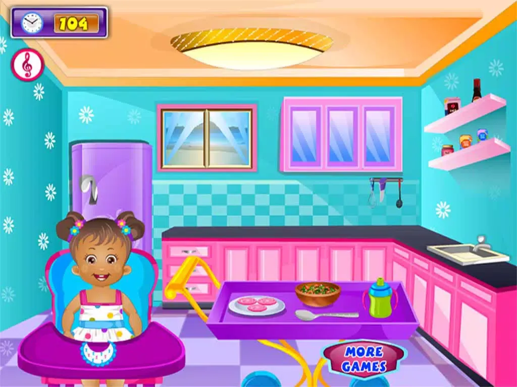 Little Girl Chef : Shopping & Cook Herself iPad 应用截图