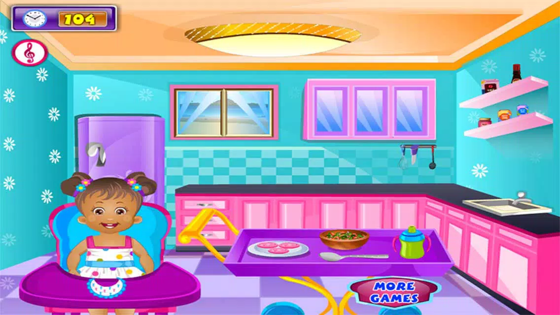صور Little Girl Chef : Shopping & Cook Herself