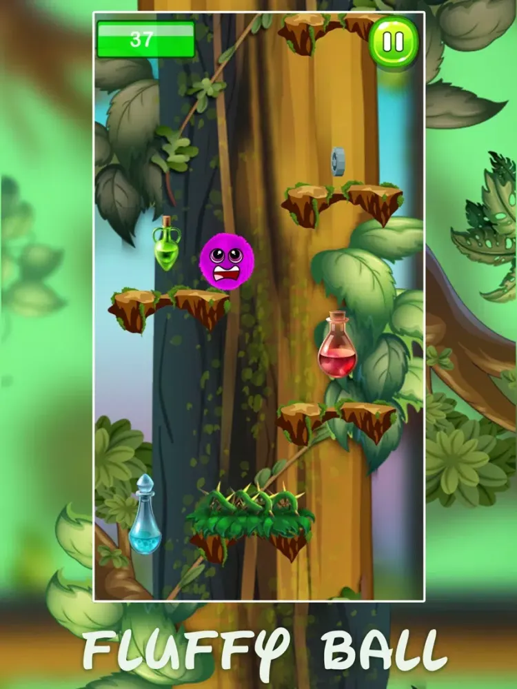 Captures d'écran de Fluffy Jump Ball iPad 